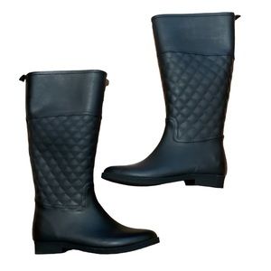 Black Rain Boots